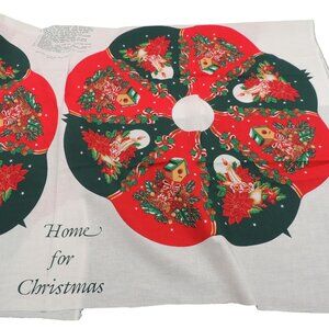 Home for Christmas Cut and sew wreath with bow